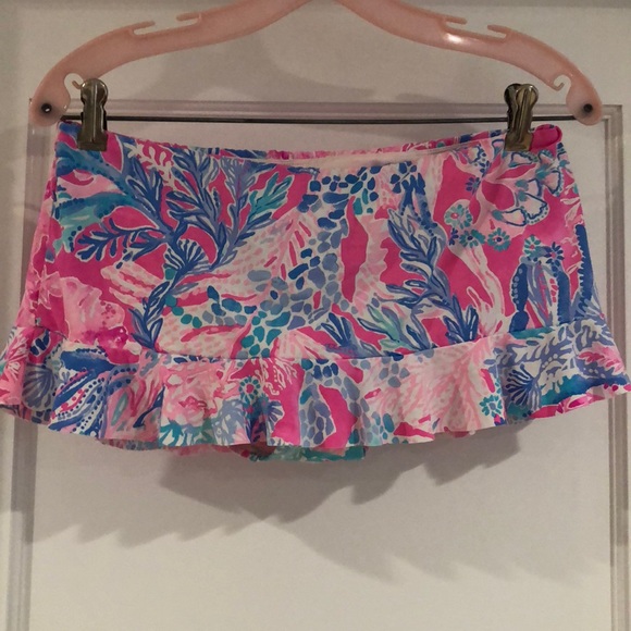 lilly pulitzer cruise skirted bikini bottom